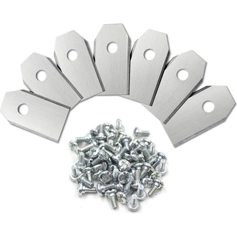 Lames de rechange pour tondeuse robotisée 0,75 mm (lot de 45) pour Husqvarna, Gardena, compatibles avec la tondeuse robotisée Segway Navimow