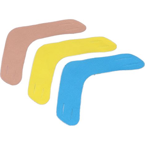 Lot de 9 bandes de kinésiologie sportive, 3 couleurs, type V, liftant la peau et stimulant la circulation, ruban adhésif athlétique pour épaule (1/5)