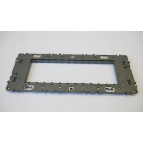 Support à vis Gallery pour 1 module - Gris foncé RAL 7011 - WXA451 - Hager (1/2)