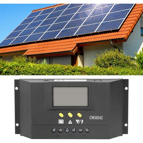 Contrôleur Solaire PWM Intelligent 30A pour Systèmes 12V/24V - Gestion de Charge Photovoltaïque (1/5)
