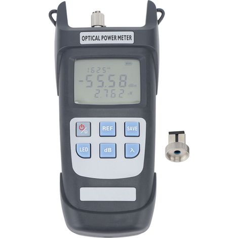 Compteur de puissance optique testeur d'atténuation fibre avec lampe LED ‑70‑10 dBm 10 longueurs d'onde (1/5)
