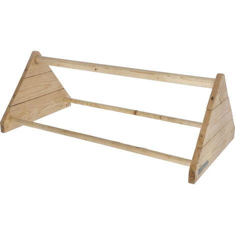 Sitzstange für Hühner 96 x 50 x 35cm Holz