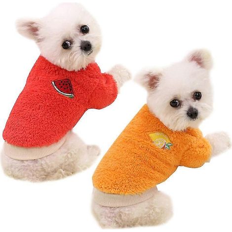 2 piezas de peluche de frutas para perros, lindo (1/5)