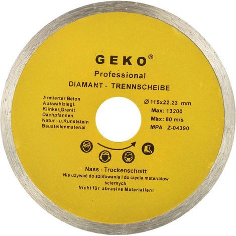 Scheibendurchmesser 115 mm, Full Geko Profi (100/200)