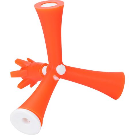 trépied réglable en hauteur pour tees de golf, accessoire d'entraînement sportif (orange) (1/5)