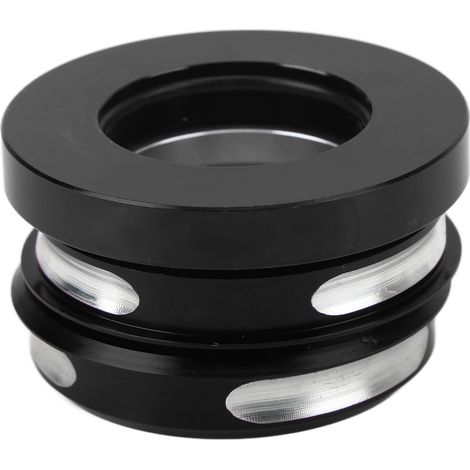 Jeu de cuvette de direction pliable pour vélo 44MM en alliage d'aluminium avec roulements intégrés, accessoire vélo noir (1/5)