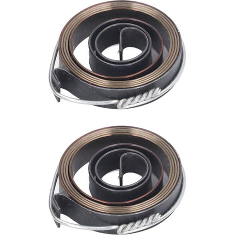 Lot de 2 ressorts de rappel pour perceuse à colonne, bobine de rappel de broche, acier ressort, largeur 8mm, diamètre extérieur 35mm, pour tour et perceuses établi (1/5)