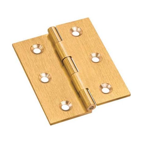 CERNIERA MEZZO COLLO 4102 VALTOCE - OTTONE FRESATO SATINATO PERNO FISSO MM 40X35X1,6- 24 pezzi