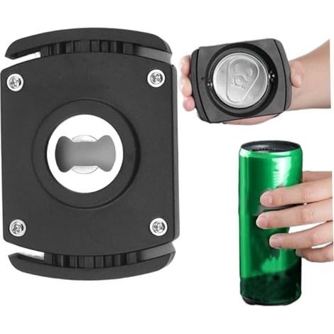 CAN REPOST TOP REPORAGE 2-en-1 Manuel Découpe Soda Soft Soda Can Doudeur Facile à utiliser Top Remover Openner portable pour l'outil de barre domestique des canettes de boisson (1/5)