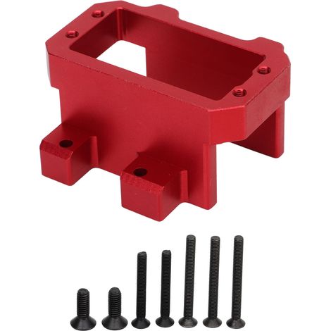 Servohalterung aus Aluminiumlegierung für 1/8 4WD ferngesteuerte Fahrzeuge – Rot (1/5)