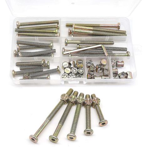 Kit de remplacement de visserie pour berceau M6 x 40 mm / 50 mm / 60 mm / 70 mm / 80 mm (1/4)
