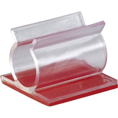 TRU COMPONENTS 93014c469a Befestigungssockel selbstklebend 1386635 Bündel-Ø-Bereich 9.50 mm (max)