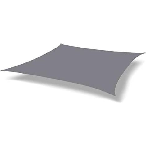Rectangular shade sail, 3 x 4 meters — UV resistant — Fixing ropes included (1/5)