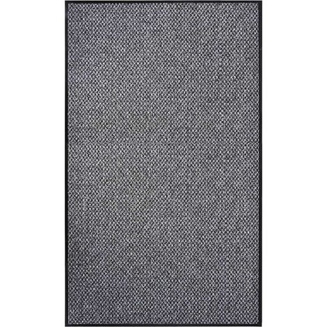 Felpudo gris 90x150 cm vidaXL (1/5)