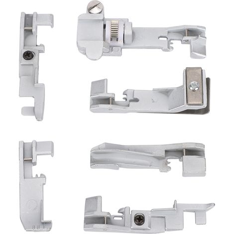 Pieds Peseurs - Jeu de 6 Pièces pour Machine à Coudre Multifonction - Compatible avec Modèles 14U 14CG754 14SH654 - Usage Domestique (1/5)