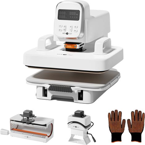 Pressa a caldo, versatile 3 in 1, funzionamento automatico, macchina 3 in 1, UE (1/2)