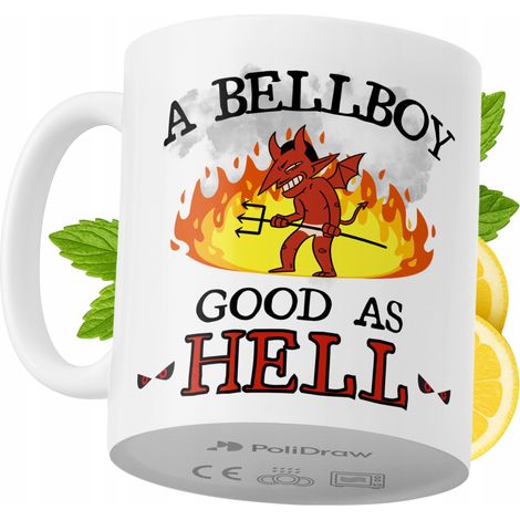 Lustiger Kaffee- oder Teebecher mit witzigem Textdesign für Hotelpagen – ideal für Geburtstage, Namenstage, Feiertage und besondere Anlässe. Hochwertiger Becher für Zuhause, Büro und Arbeit. Farbe: We
