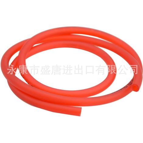 GOOFIT red gasoline hose with oil filter retainer, total length 100cm, outer diameter 8mm, inner strength 4mm. (1/4)
