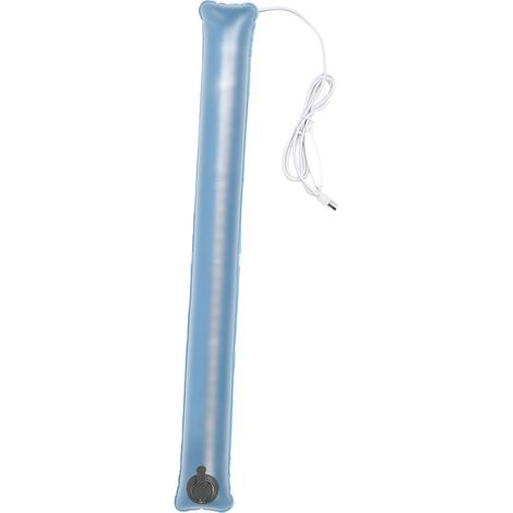 Lanterne de camping gonflable pliable et portable, tube lumineux LED magnétique USB pour tente extérieure, 1200 lm, bleu, taille L (1/5)
