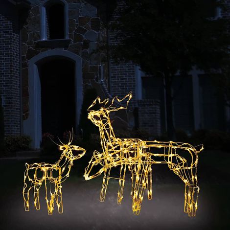 Cordon lumineux de Noël 3 pcs Rennes 229 LED (1/5)