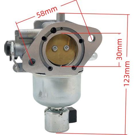 Pieza de carburador compatible con Kohler Serie 7000 KT730 KT735 KT740 KT745 – Ref. 707-018, cortacésped autopropulsado, duradero (1/5)