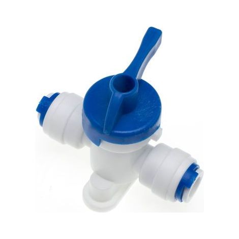 Valvola PVC a Sfera Dritta IN Fast 1/4” F – OUT Fast 1/4” F STI