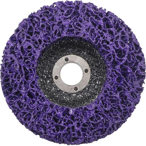 Discos de limpieza de 125 mm, disco abrasivo para eliminar óxido de amoladora angular, disco CSD para metal, piedra, madera y plástico. (1/2)