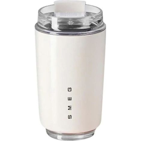Insulated coffee cup 351ml, white with LGL, 7.65cm wide x 7, 65cm deep x 14cm deep. (1/5)