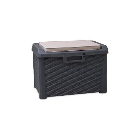 Baule 75x50x50 Cassapanca Multiuse Santorini plus kompaktes Ressina