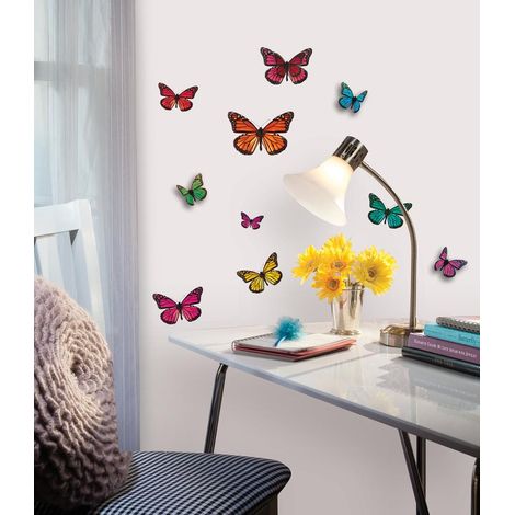 RoomMates stickers muraux - 3D Papillons (1/4)