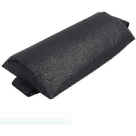 Appui-tête noir réglable, compatible avec les fauteuils inclinables, offre un soutien pour la nuque et les lombaires, taille universelle 26-27 pouces. (1/5)