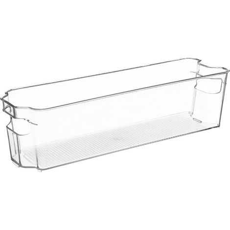 Plastikbehälter für Kühlschrank, Gefrierschränke, 4L, 37x11 cm (1/4)