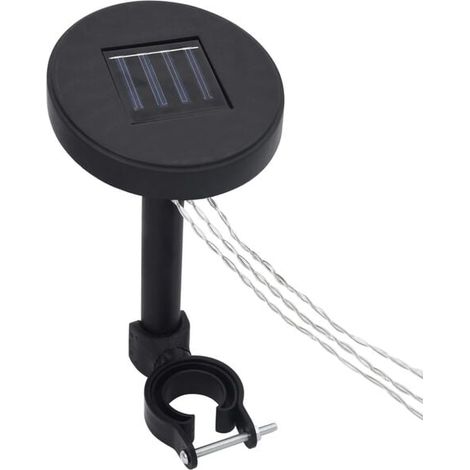 Guirlande lumineuse LED avec panneaux solaires pour la tonnelle (1/5)