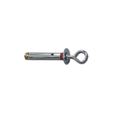 MINITASSELLO CON OCCHIOLO CHIUSO IN ACCIAIO ZINCATO- - ø mm.6, filetto ø mm.3 - 200 pezzi