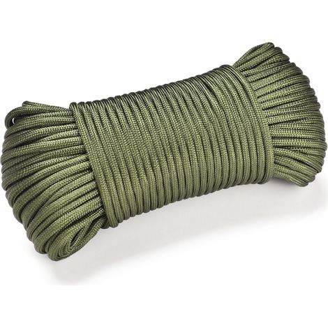 Corde Parachute - Nylon Résistant 30 Mètres - Pour Camping Randonnée DIY - Lot De 1 (1/5)