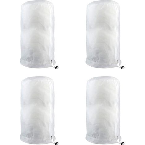 4PCS Winterschutz Für Pflanzen, 200 x 240 cm Frostschutz Kübelpflanzensack, Winterschutz Kübelpflanzensack, Frostschutz Schutzhaube, Atmungsaktiv Pflanzenschutzhaube, Winter Frostschutz Vlies