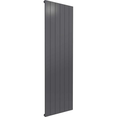 Reina Casina Single Vertical Aluminium Radiator 1800mm H x 565mm W Anthracite (1/5)