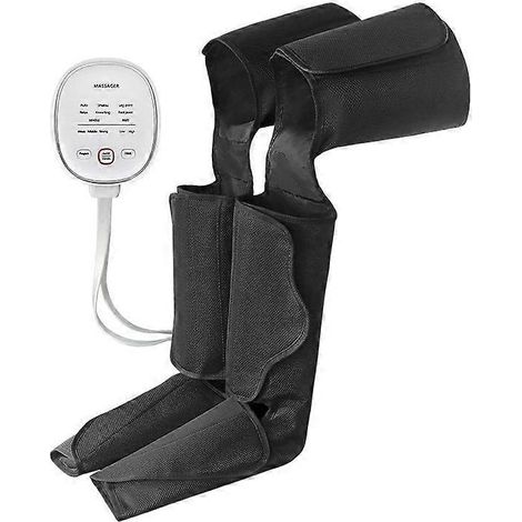 Appareil de massage pour jambes et pieds avec fonction chauffante, repose-pieds, repose-mollets, cuisses, chevilles et coussins chauffants. (1/5)