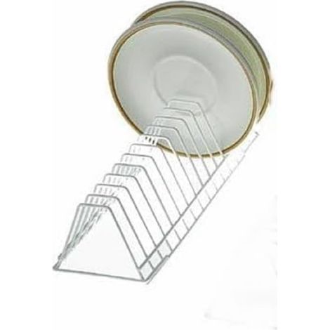 Teller – 1 Stück – Edelstahl – Silberfarben – Für Buffet und Restaurant – 35 x 9,5 cm