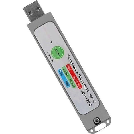 Wiederaufladbarer Temperaturrekorder (PDF-Bericht) – Hochpräziser Temperaturlogger