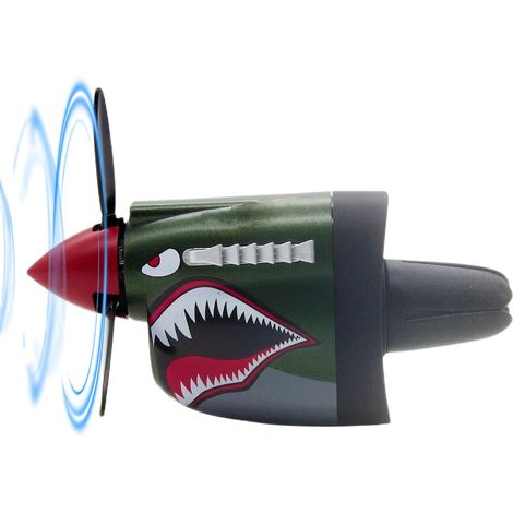 Diffuseur de Parfum pour Bouche d'Aération - Bouche de Requin Clip Sécurisé,Parfum d'Ambiance Monté sur Aérateur pour Berline Fourgonnette Camionnette Trajets Urbains et Longues Distances (1/5)