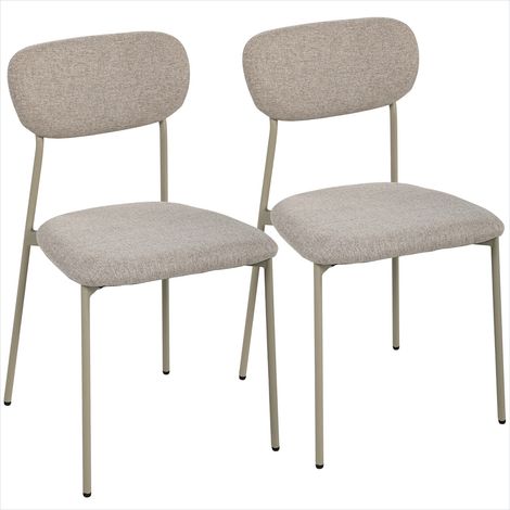 Banc de salle à manger Chaises de salle à manger marron clair (1/5)
