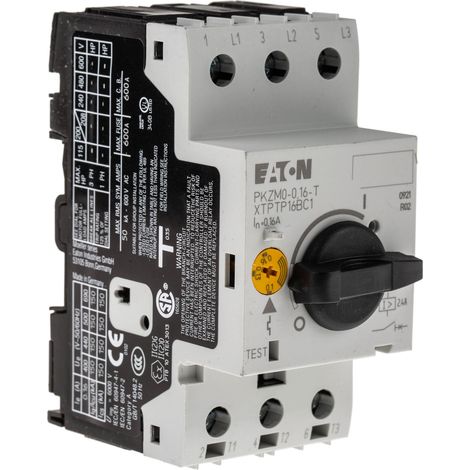 Interrupteur Eaton pkzm0-0,16-t 690 V capacité 150 kA