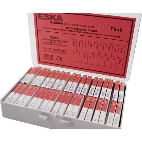 assortiment fusible Flink modele 5 x 20 mm 360 pcs (1/2)