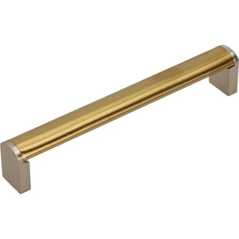 Ringhiera RE21, oro spazzolato, nichel spazzolato, 160 mm (1/2)