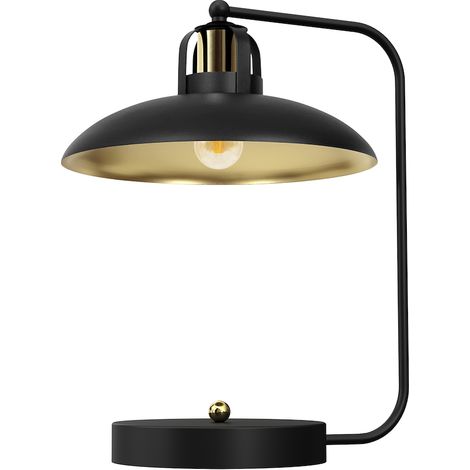 Lampe de bureau FELIX NOIR/OR 1xE27 (1/5)