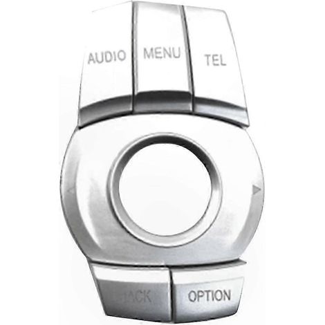 Botón de control multimedia para sistema de control central del automóvil. Compatible con vehículos de las series X1, I3, F20, F22, F45, F31 y F48. (1/5)