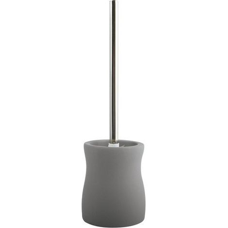 MSV Brosse Wc avec support Céramique PALMA Gris (1/2)