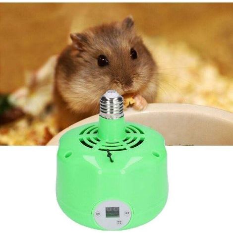 Lampe Chauffante E27 Thermostat Réglable Lumière Chaude pour Poulailler Volailles Poules Cochons 220V (1/4)