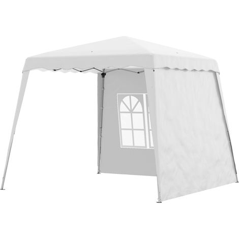 Gazebo pliable acier Oxford 2,4x2,4x2,5m hauteur réglable